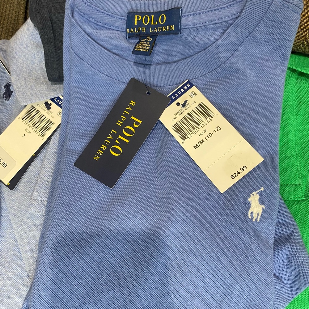 Polo Ralph Lauren kids t shirt blue medium 10-12